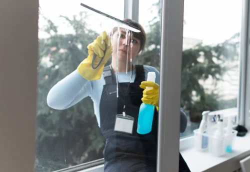 Nettoyage de vitres intérieures et extérieures à Airvault